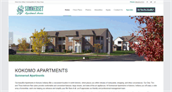 Desktop Screenshot of kokomo-apartments.com